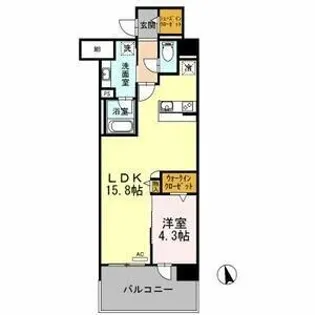 Fits Garden【2階】の間取り