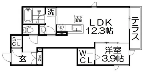 Shamaison Hoshida【1階】の間取り