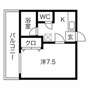 ハイツ春岡AIKA【202号室】の間取り