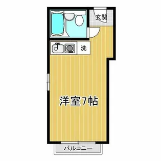 OLA COURT西田辺【5階】の間取り
