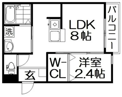 リアフラッツ香里園NORTH【3階】の間取り