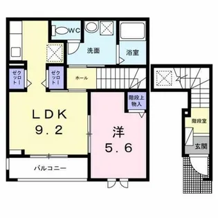 アザレアツインズ【2階】の間取り