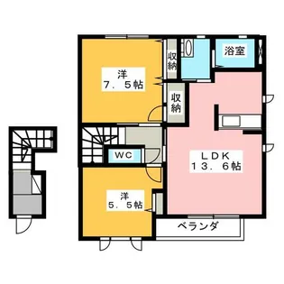 SOAVITA【2階】の間取り