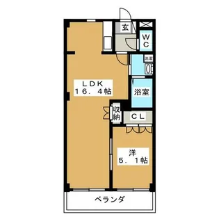 ベル・ガーデン【1階】の間取り