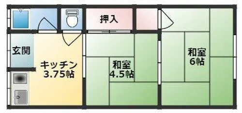 日栄ハウス【2階】の間取り