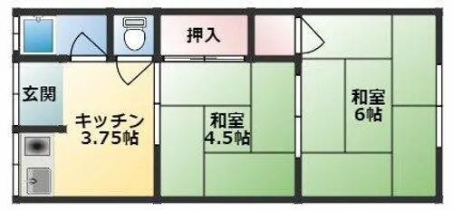 日栄ハウス【2階】の間取り