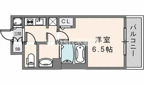S-RESIDENCE高井田beleta【7階】の間取り