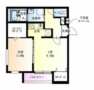 フジパレス今川公園東Ⅲ番館【3階】の間取り