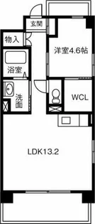 Perle清華【202号室】の間取り