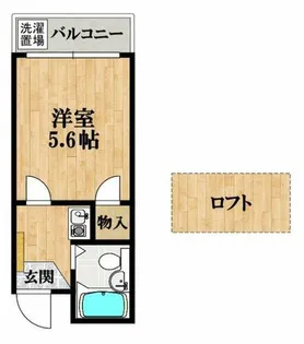 Reflet藤井寺【2階】の間取り