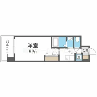 セレニテ江坂ミラク【4階】の間取り