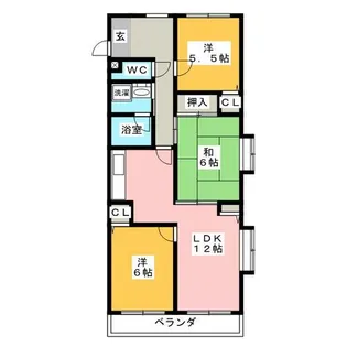 アネックス東名【2階】の間取り