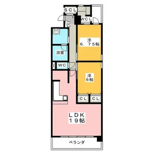 茜の森【2階】の間取り