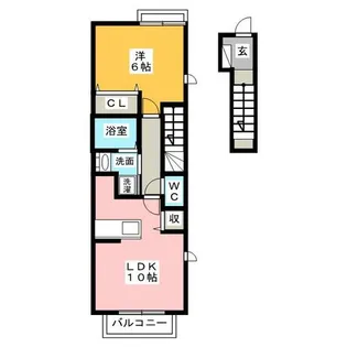 ZeusⅡ【2階】の間取り
