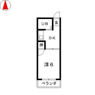 第2吉川屋ビル【1階】の間取り