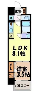 ファステート名古屋駅前アルティス【7階】の間取り