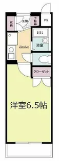 北梅田サニーアパートメント【6階】の間取り