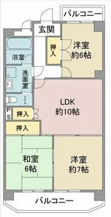 トーク21【3階】の間取り