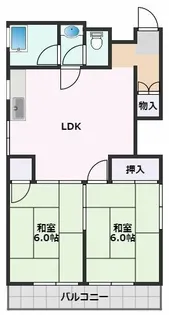 三井マンション【1階】の間取り