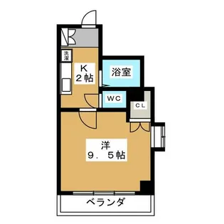 シティライフ春岡【2階】の間取り