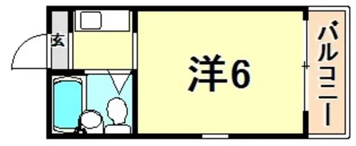 ダイドーメゾン御影2【1階】の間取り