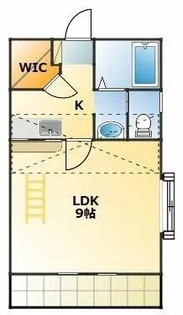 アクセス中原【202号室】の間取り