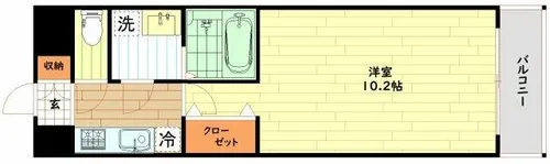 エスリード福島第5【13階】の間取り