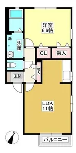 ディアスM【2階】の間取り