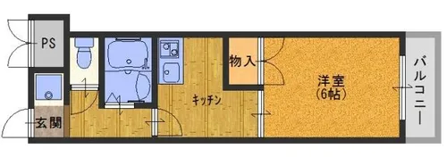 Fromホキタ1番館【3階】の間取り