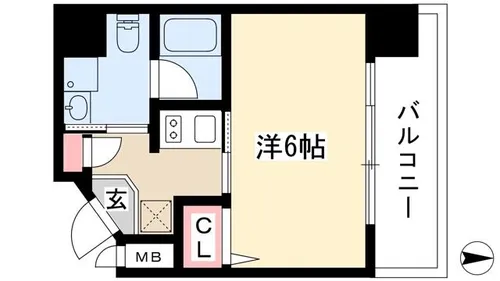 ALATO白壁【7階】の間取り