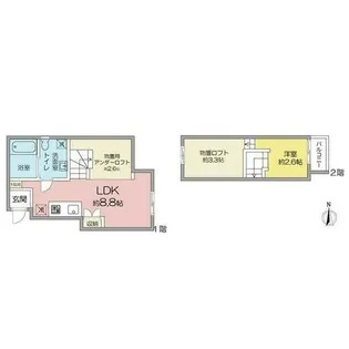 Maison Blanche【2階】の間取り