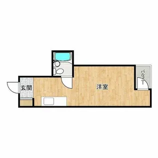 レディース大鉄【402号室】の間取り