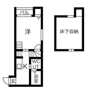 stage内田橋【105号室】の間取り