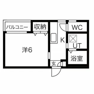 シンフォニア八田【3階】の間取り
