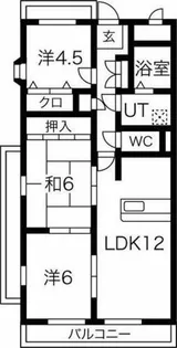 第5高杉マンション【2階】の間取り