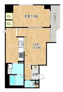 TSカーサテルッツォ【9階】の間取り