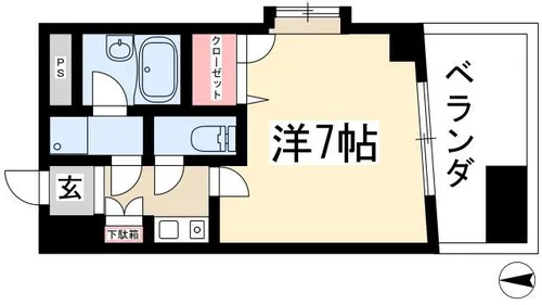 シティライフ本郷【4階】の間取り