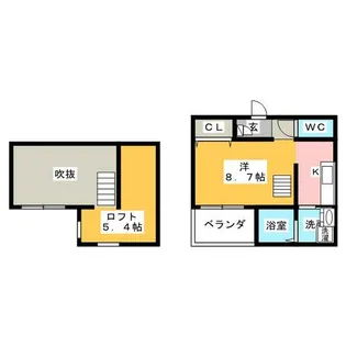 Luck【2階】の間取り