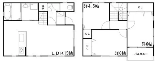 兵庫県姫路市花田町加納原田【一戸建】の間取り