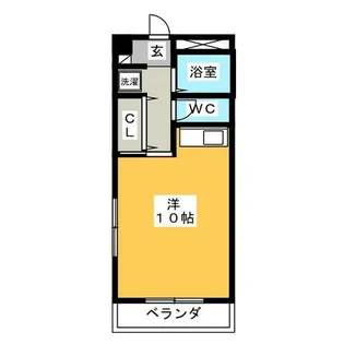 ウイングコート北山【3階】の間取り