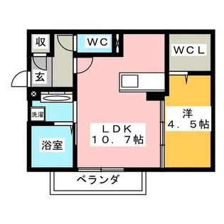 ヴィラ・ロワイヤル 五番館【1階】の間取り