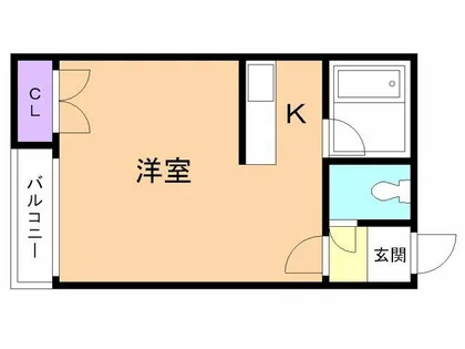 グランジュール壱番館【103号室】の間取り