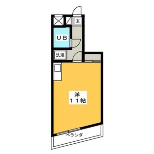 リバーサイドドリーム【3階】の間取り