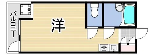 ダイバーシティ武庫川【1階】の間取り