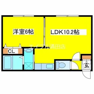 シャルドネ【4階】の間取り