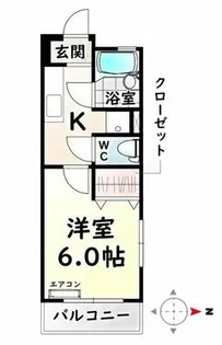 グレース川澄【1階】の間取り