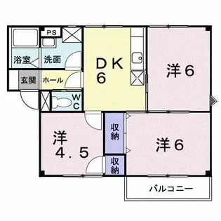 プラドールA2【2階】の間取り