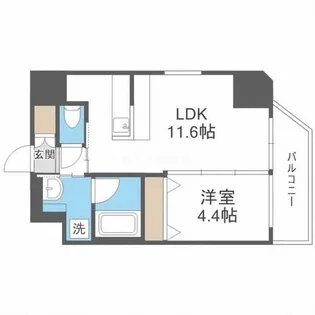 プレジオ都島本通【10階】の間取り