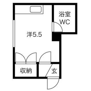 H&M川沿【3階】の間取り
