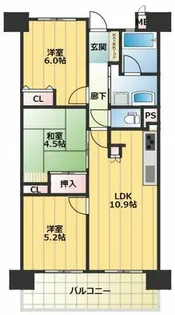 KDXレジデンス守口【2階】の間取り